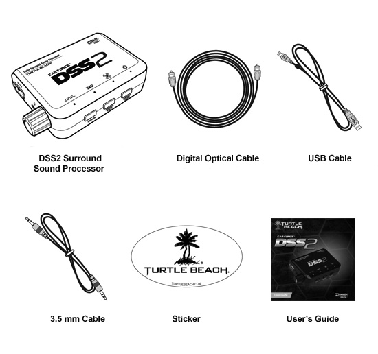 Turtle Beach DSS2 - Contenu Turtle Beach DSS2 - Contenu