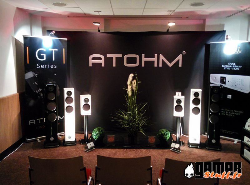 Salon Son et Image 2017 - Ampli Atoll enceintes Atohm