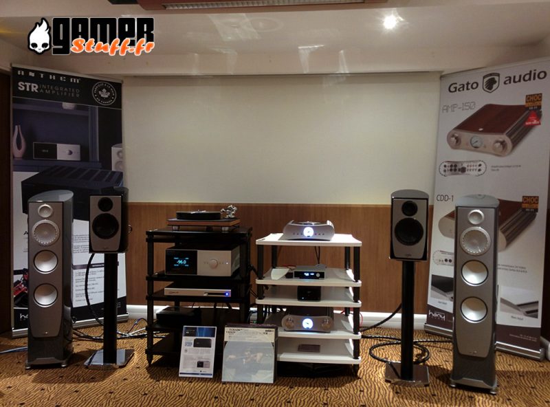 Salon Son et Image 2017 - Ampli Gato et Enceintes Paradigm