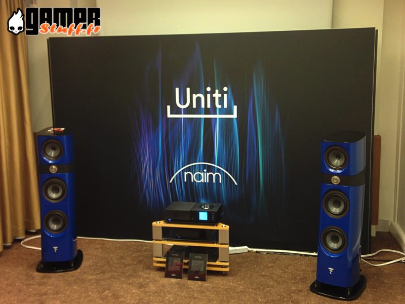Salon Son et Image 2017 - Ampli Uniti Naim et enceintes Focal