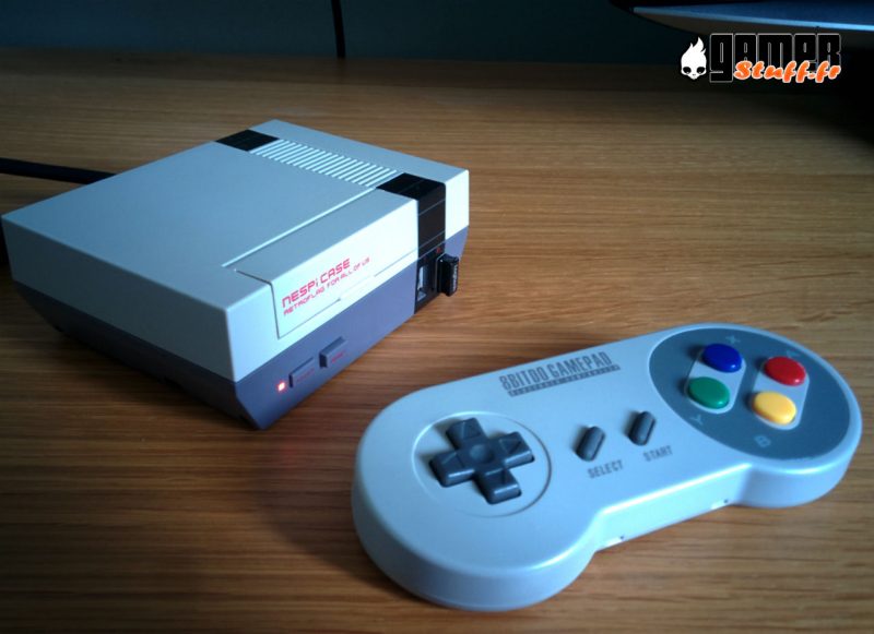 test boitier Nespi Case - NES - Rapsberry PI - 8Bitdo