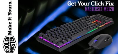 clavier souris cooler master ms120 000