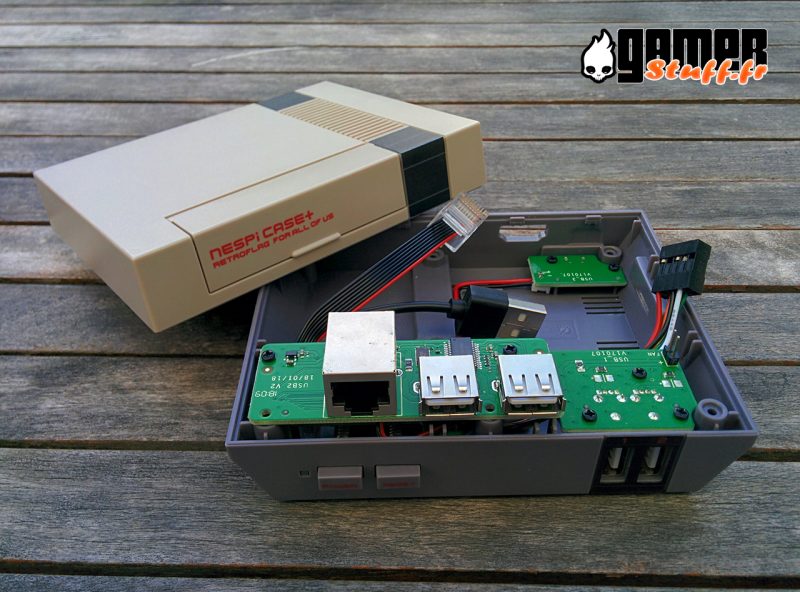test boitier retroflag nespi case plus raspberry pi 04