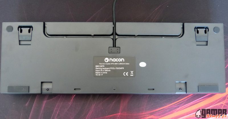 Clavier Nacon PCCL-700OM