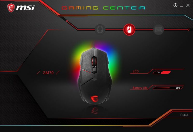 Souris MSI Clutch GM70