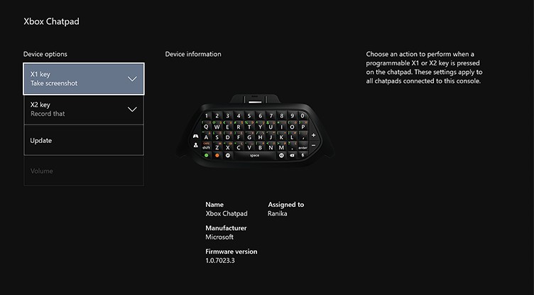 Microsoft Chatpad Clavier messenger