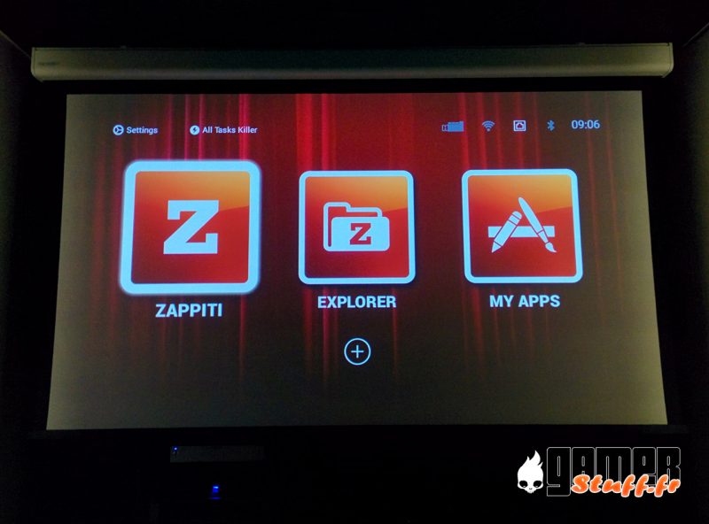 test media center Zapitti One 4K HDR