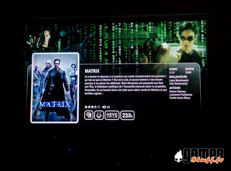 test media center Zapitti One 4K HDR - preview