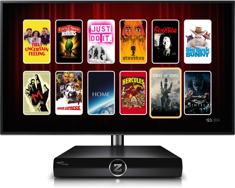 test Interface media center Zapitti One 4K HDR