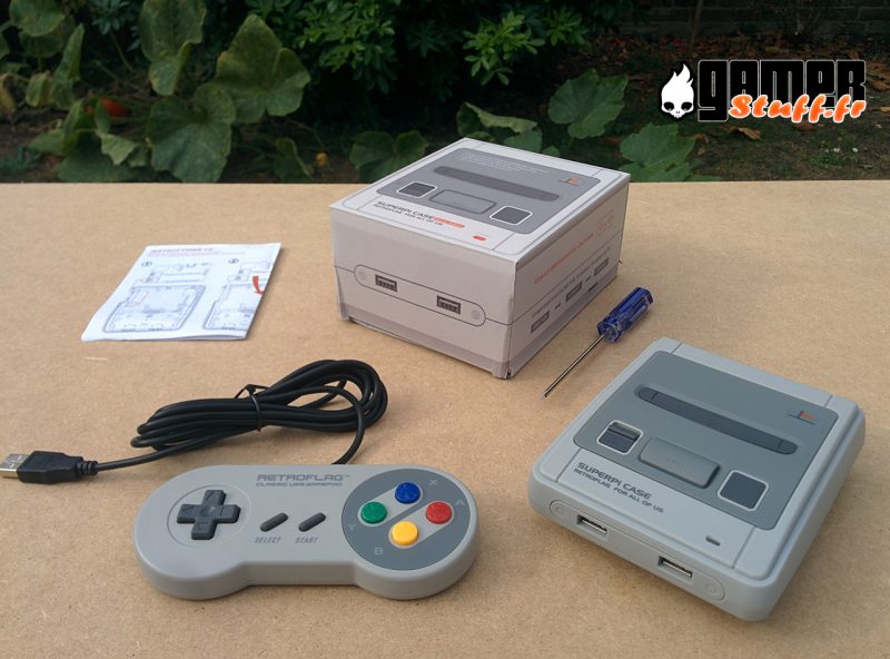 test boîtier Raspberry PI - Retroflag Superpi case J