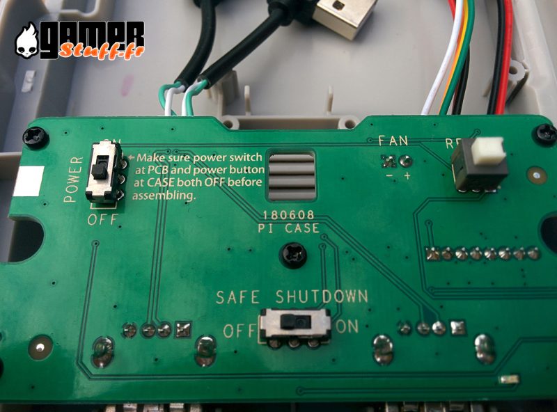 test boîtier Raspberry PI - Retroflag Superpi case J