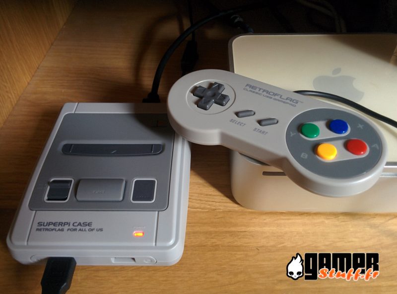 test boîtier Raspberry PI - Retroflag Superpi case J