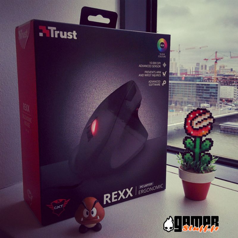 Test souris verticale Trust GXT 144 Rexx