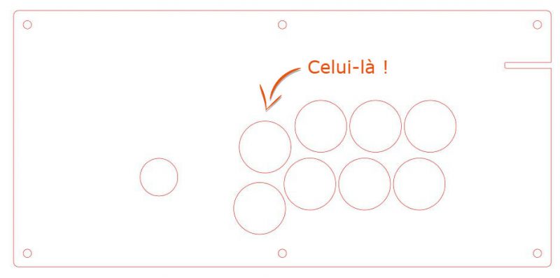 test Nacon Daija arcade stick - boutons