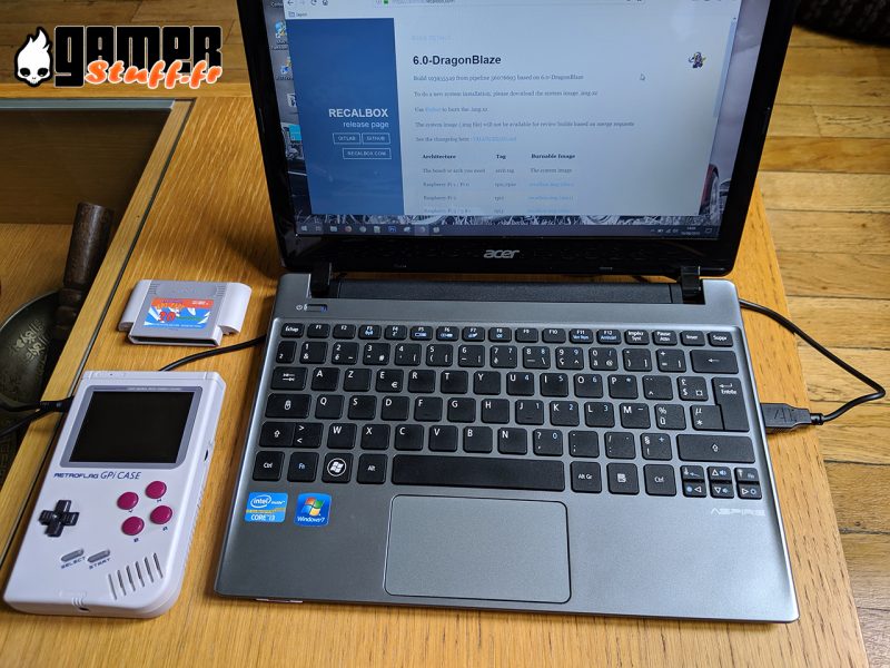 boitier Raspberry Pi Retroflag GPi Case - Nintendo Gameboy