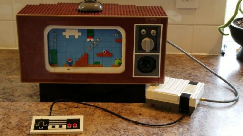 lego Nintendo NES tv vintage