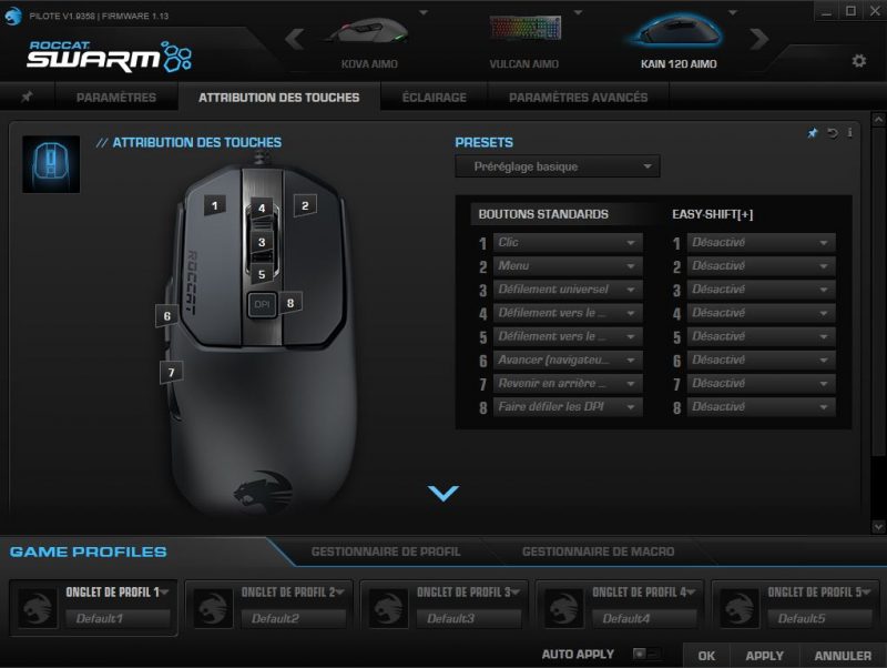 Roccat Kain 120 AIMO