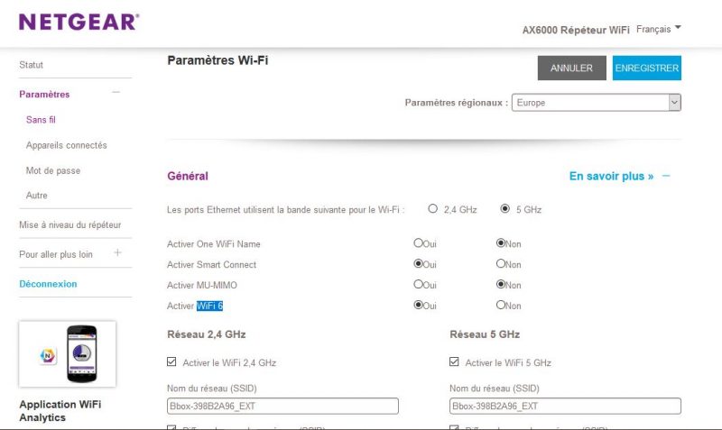 test repeteur nighthawk ax6000 EAX80 wifi6 10