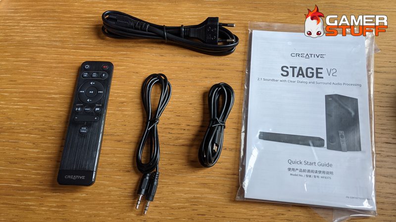 test barre de son Creative Stage v2