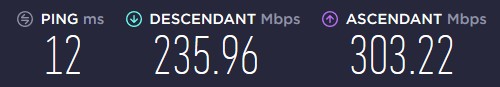 Test Netgear EAX80 - connexion RJ45 derrière le Nighthawk