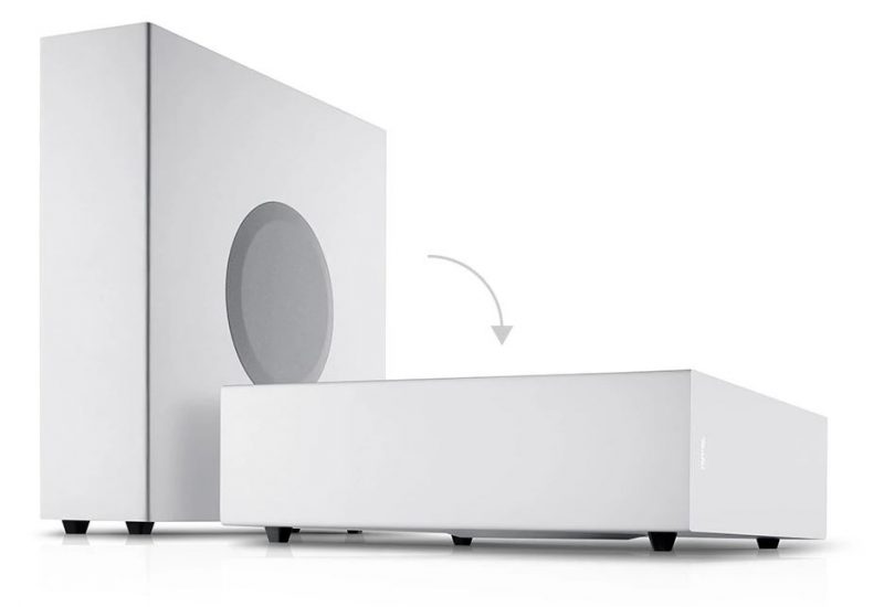 position caisson de basse Teufel Cinebar 11 mk2