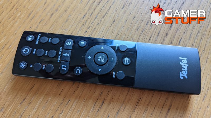 test barre de son Teufel Cinebar 11 mk2 telecommande