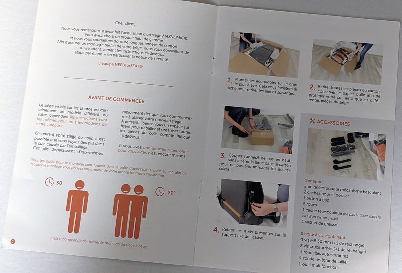 fauteuil maxnomic quadceptor ofc 3