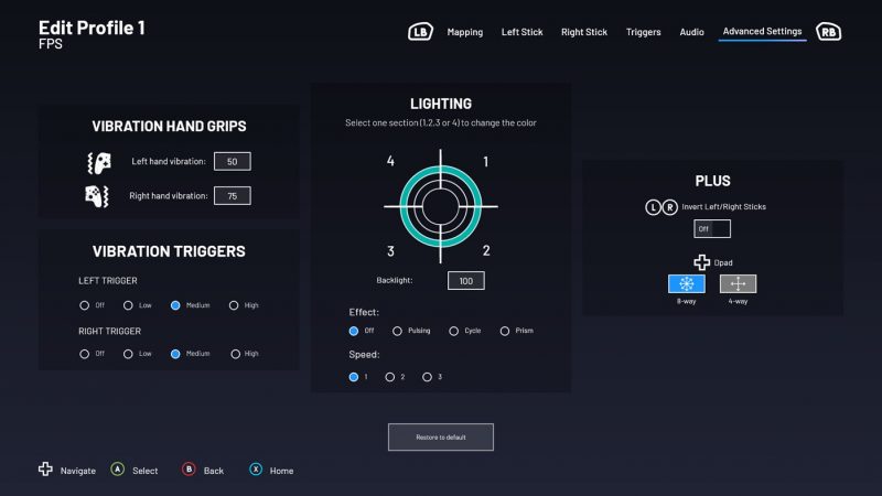 Nacon - logiciel Revolution X